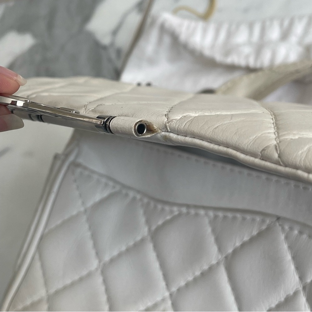 White Chanel Medium Flap Bag - Picture 14 of 16